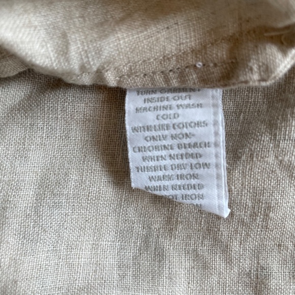 Charter Club Linen 3X Tunic with embroidered accents - Picture 5 of 5